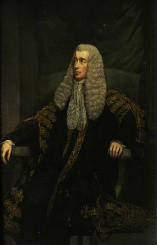 Charles Abbot, Baron Colchester, vintage artwork by James Northcote, 12x8" (A4) Poster