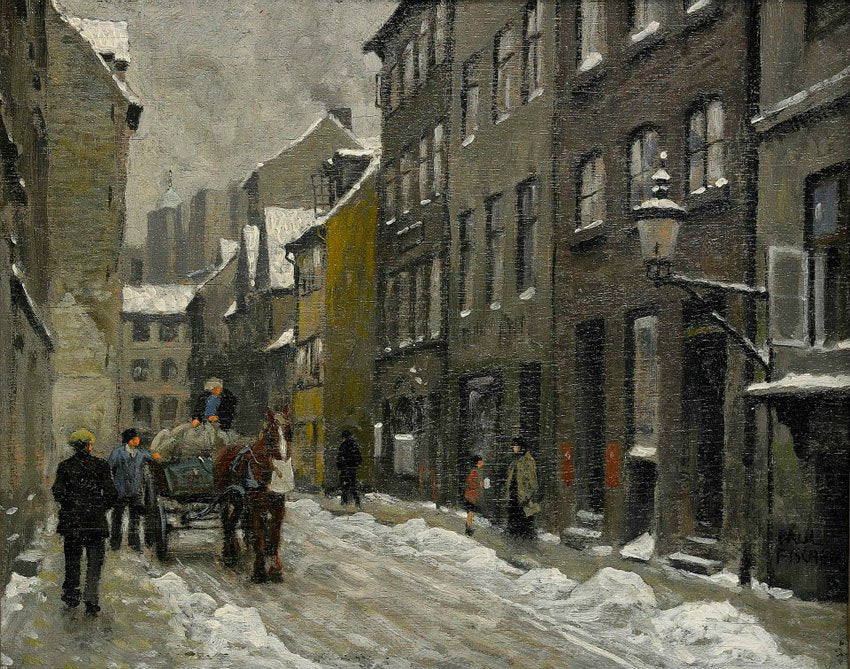 Stadsvy by Paul-Gustave Fischer,A3(16x12")Poster