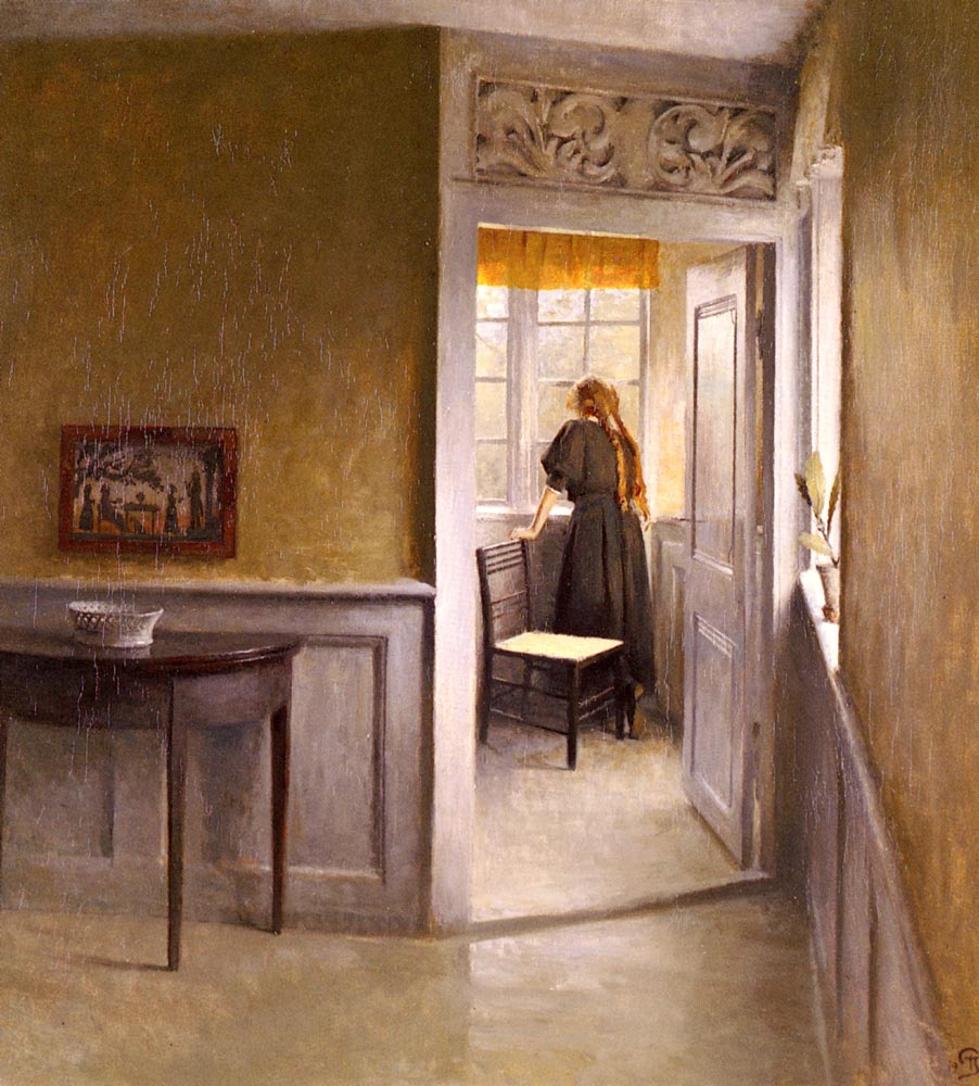 Looking Out The Window by Peter Ilsted,A3(16x12")Poster