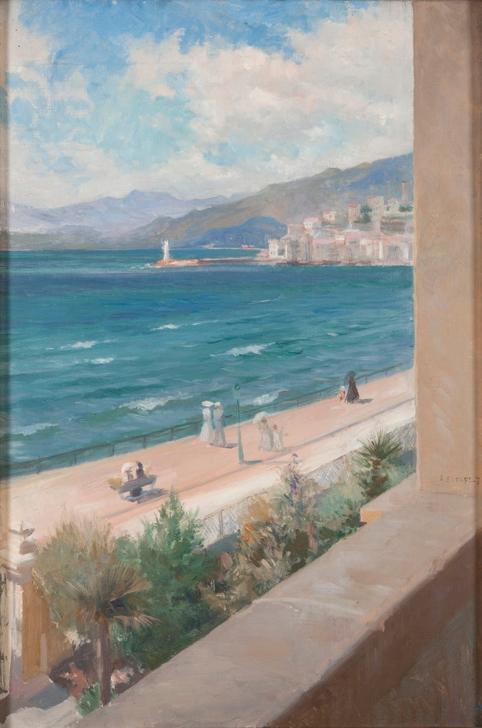 From my Window in Cannes by Albert Edelfelt,A3(16x12")Poster