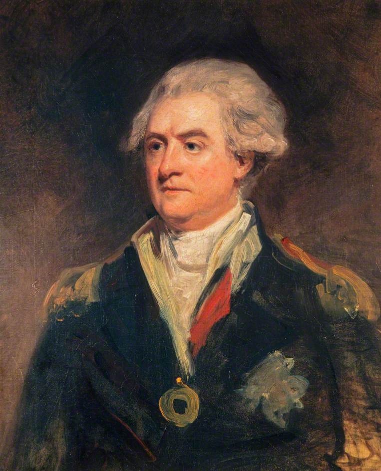 Admiral Adam Duncan, 1st Viscount Duncan of Camperdown, vintage artwork by John Hoppner, 12x8" (A4) Poster