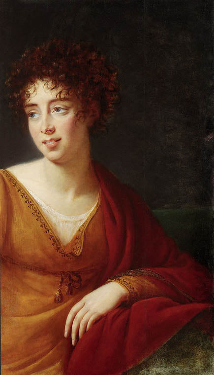 Countess Helena Apolonia Potocka, vintage artwork by Élisabeth Vigee-Lebrun, 12x8" (A4) Poster