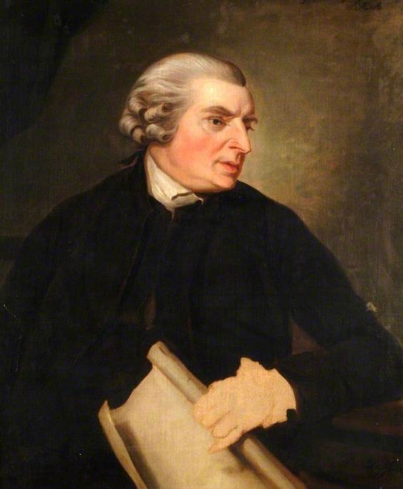 John Gwynne, vintage artwork by Johann Zoffany, 12x8" (A4) Poster