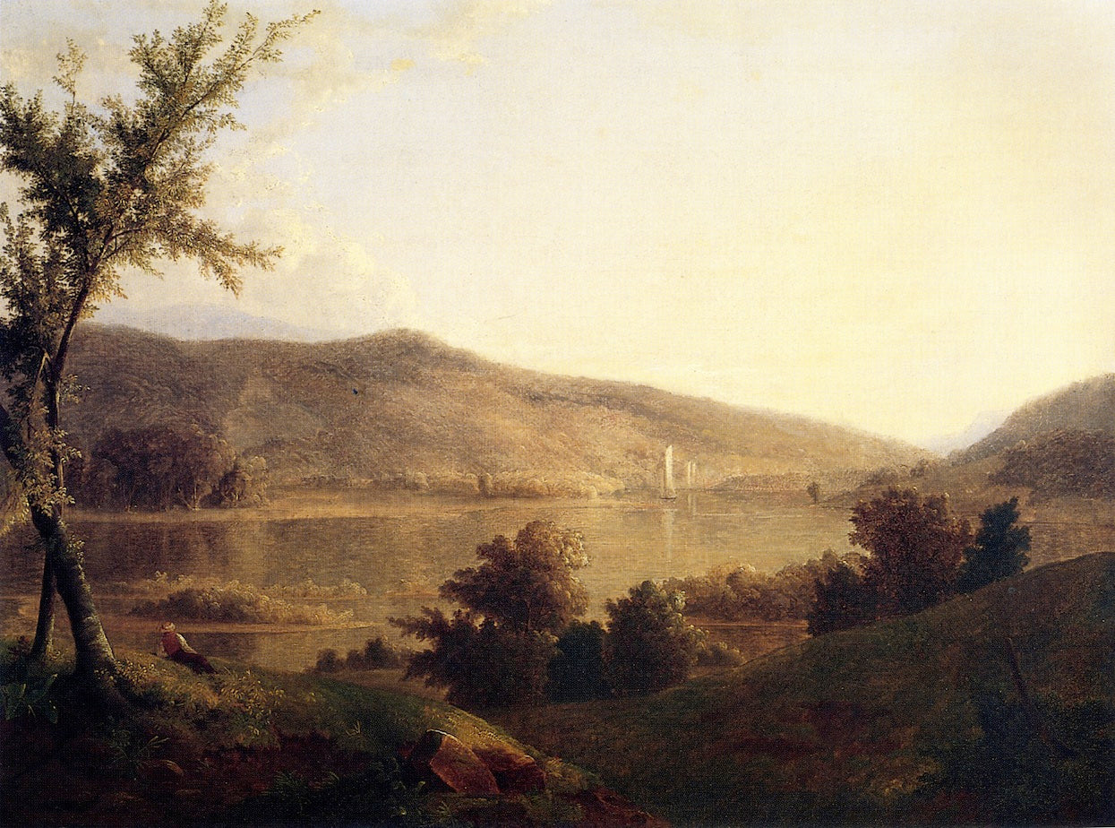 View of the Susquehanna, vintage artwork by Thomas Doughty, A3 (16x12") Poster Print