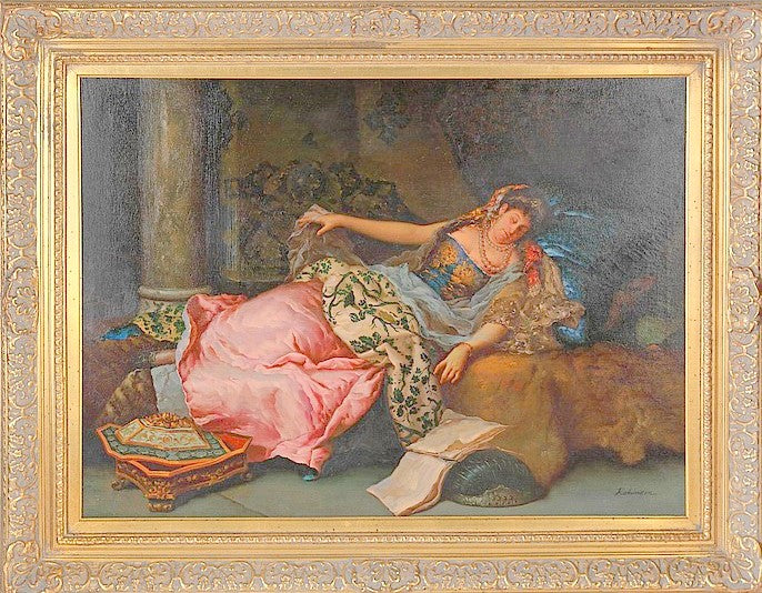 Arabsque, vintage artwork by Thomas Harris Robinson, 12x8" (A4) Poster