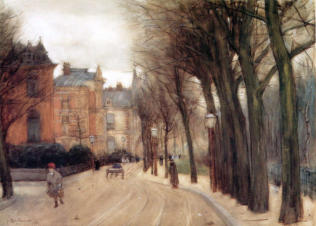 Prinsevinkenpark, vintage artwork by Floris Arntzenius, 12x8" (A4) Poster