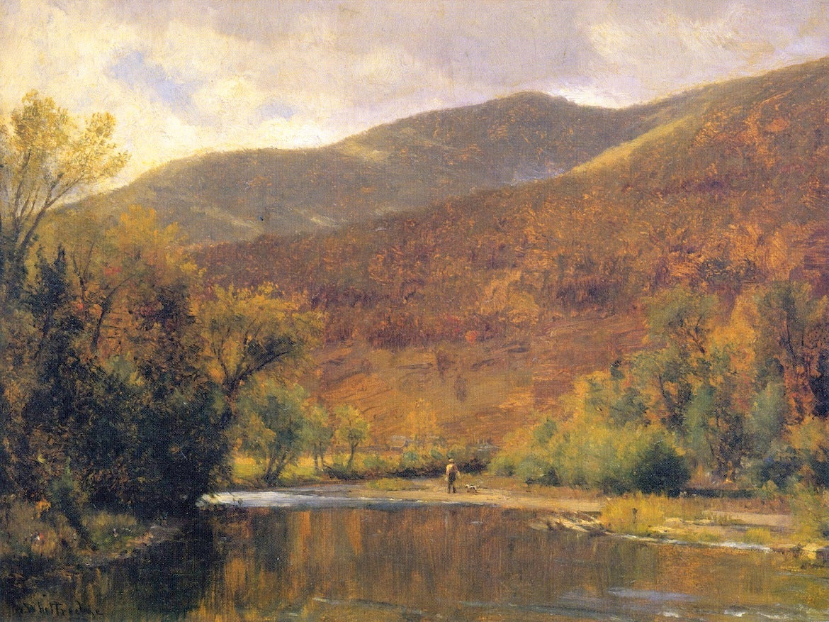 Along the Delaware, vintage artwork by Thomas Worthington Whittredge, A3 (16x12") Poster Print