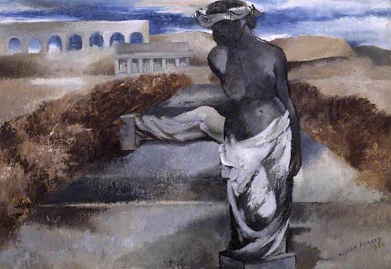 The Fallen Statue by Vivian Forbes,16x12(A3) Poster