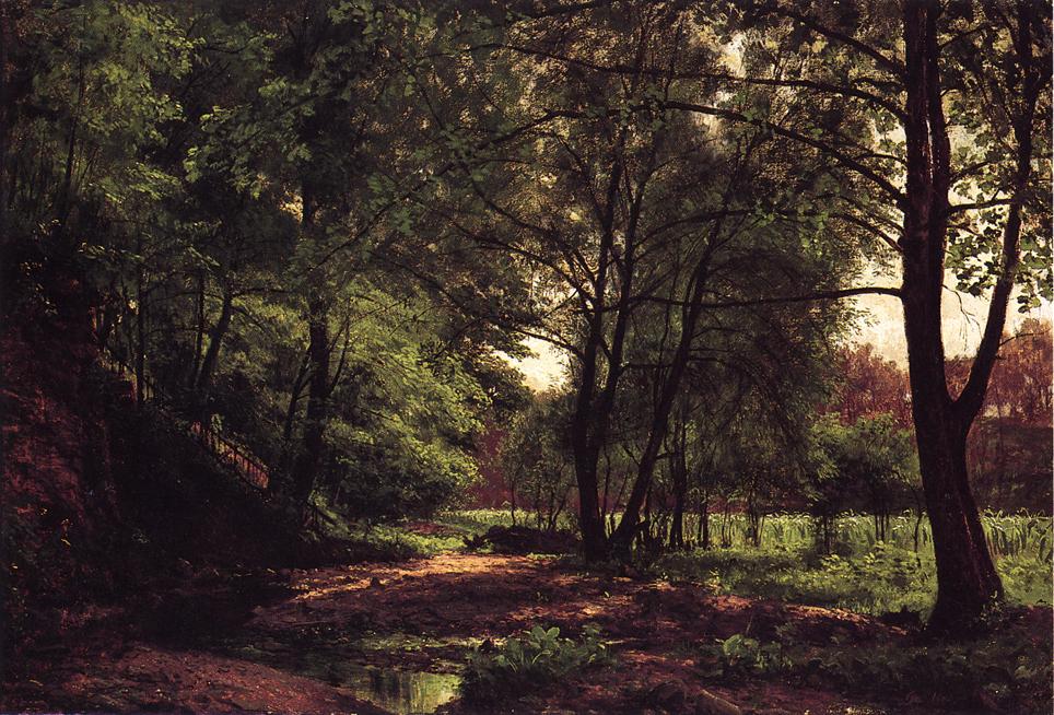 View Near Pittsburgh, Pennsylvania, vintage artwork by George Hetzel, 12x8" (A4) Poster