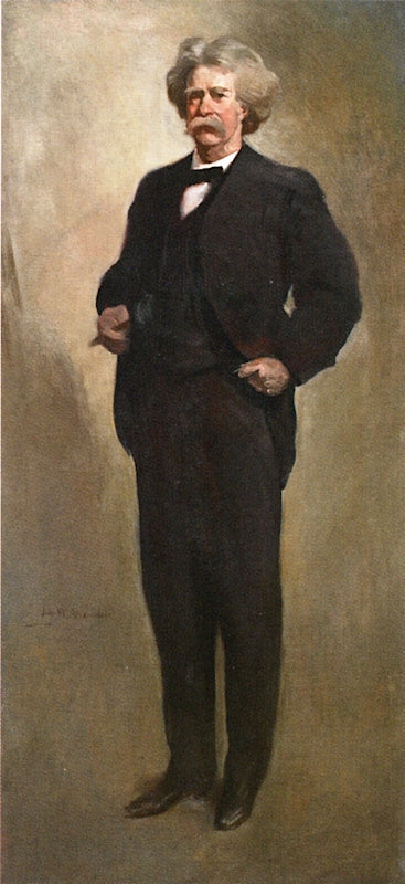 Sketch of Mark Twain by John White Alexander,A3(16x12")Poster