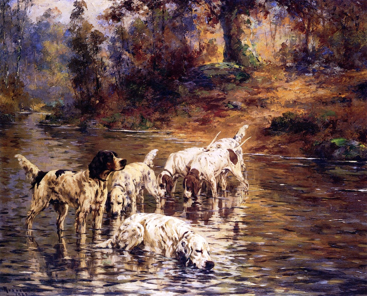 The Cooling Stream by Percival Leonard Rosseau,A3(16x12")Poster