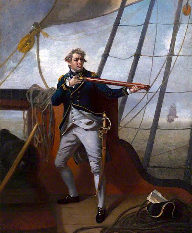 Adam Duncan, 1st Viscount Duncan, vintage artwork by Henri-Pierre Danloux, 12x8" (A4) Poster