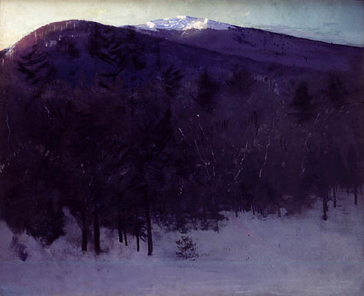 Monadnock, vintage artwork by Abbott Handerson Thayer, 12x8" (A4) Poster