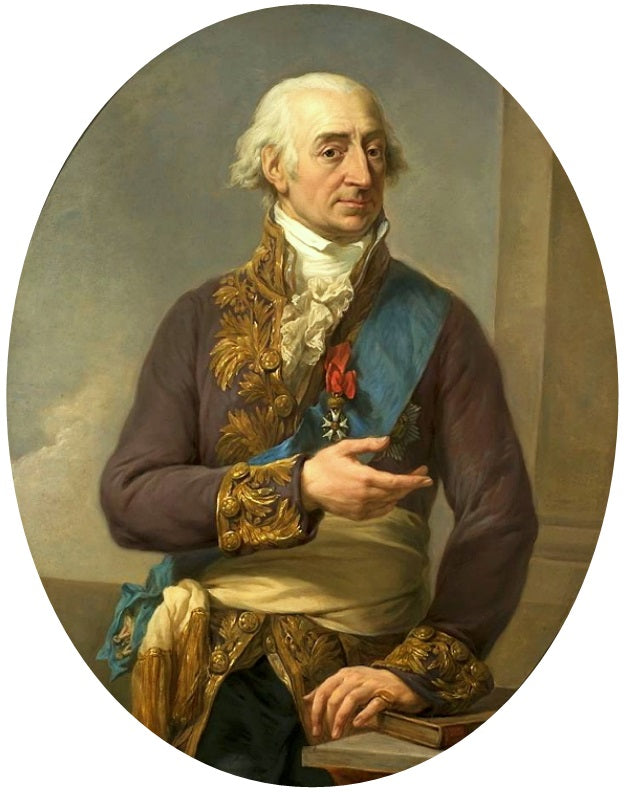 Portrait of Stanisław Małachowski, vintage artwork by Marcello Bacciarelli, 12x8" (A4) Poster