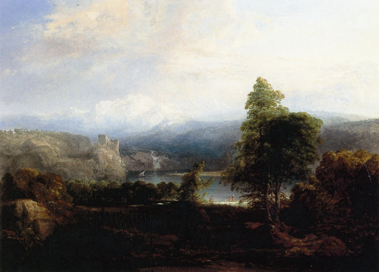 A Dream of the Alps, vintage artwork by Thomas Doughty, A3 (16x12") Poster Print