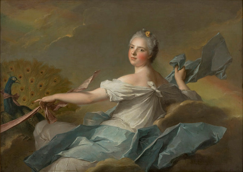 Princess Marie Adelaïde of France - The Air, vintage artwork by Jean-Marc Nattier, 12x8" (A4) Poster