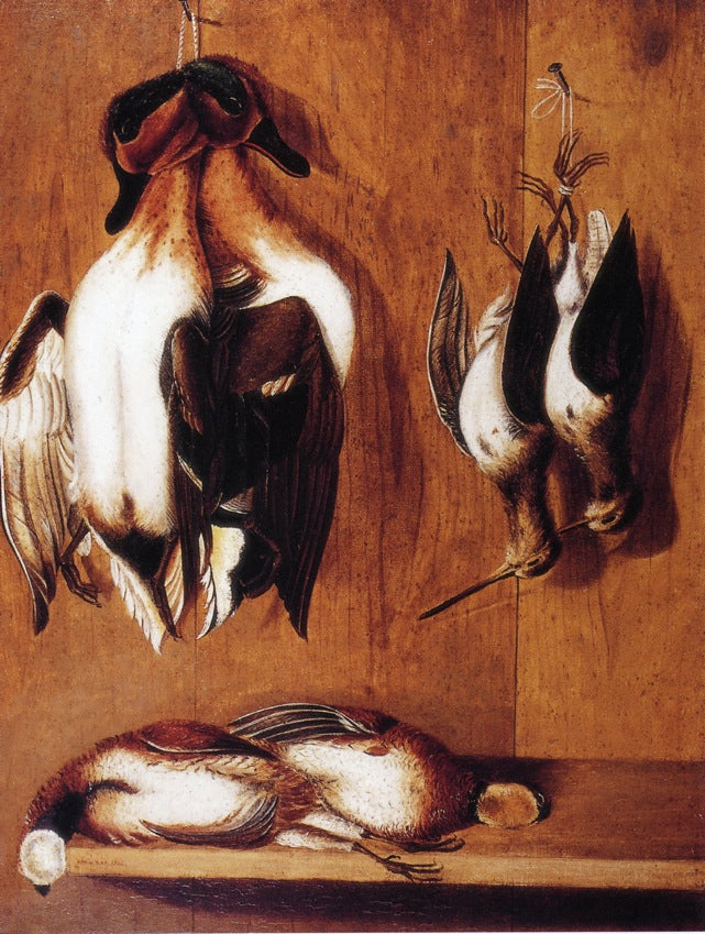 Ducks, Bobwhites, and Woodcocks, vintage artwork by William Aiken Walker, 12x8" (A4) Poster