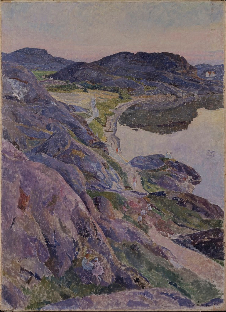 The Bogevik Road by Carl Wilhelm Wilhelmson,A3(16x12")Poster