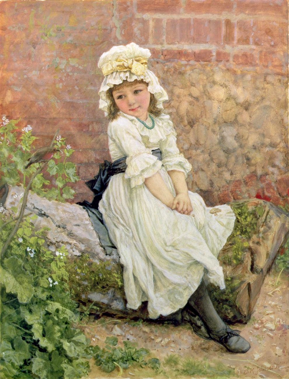 The New Friend, vintage artwork by Edward Killingworth Johnson, 12x8" (A4) Poster