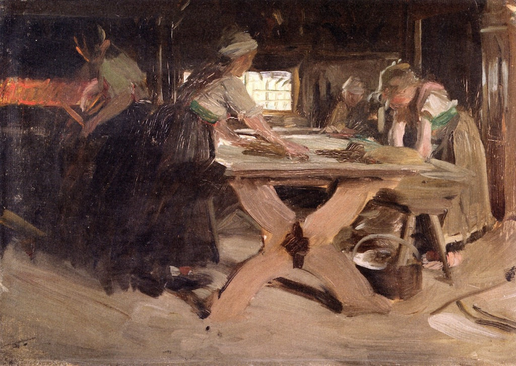 Baking Bread (study) by Anders Zorn,A3(16x12")Poster