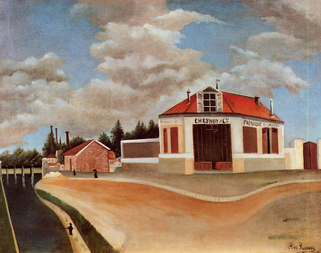 The Chair Factory by Henri Rousseau,A3(16x12")Poster