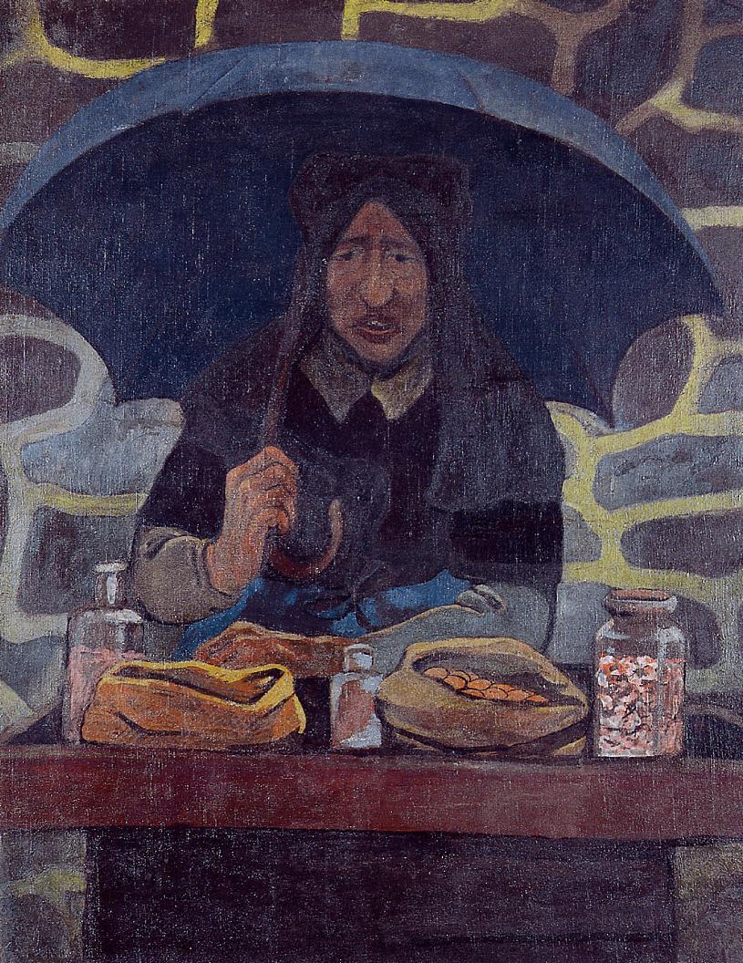 The Candy Merchant, vintage artwork by Paul Serusier, 12x8" (A4) Poster