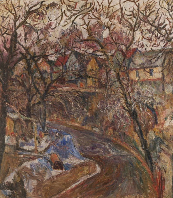 Provincial Town by Abraham A. Manievich,16x12(A3) Poster
