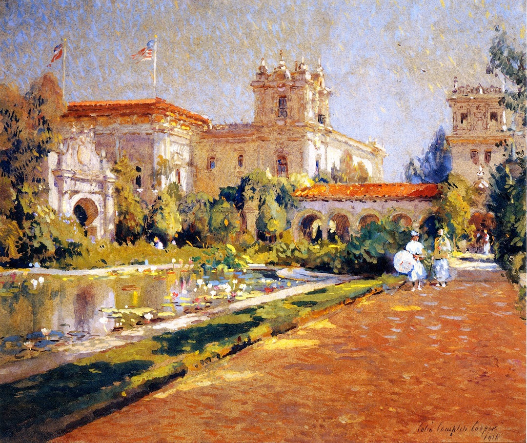 An Afternoon Stroll by Colin Campbell Cooper,A3(16x12")Poster