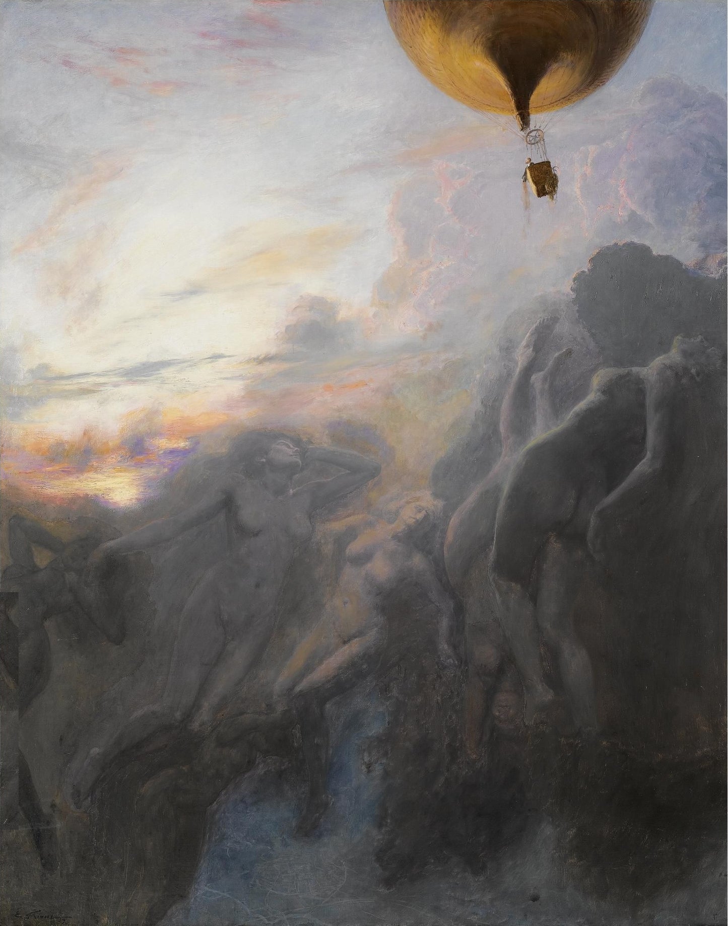 Voyage a l'Infini by emile Friant,A3(16x12")Poster