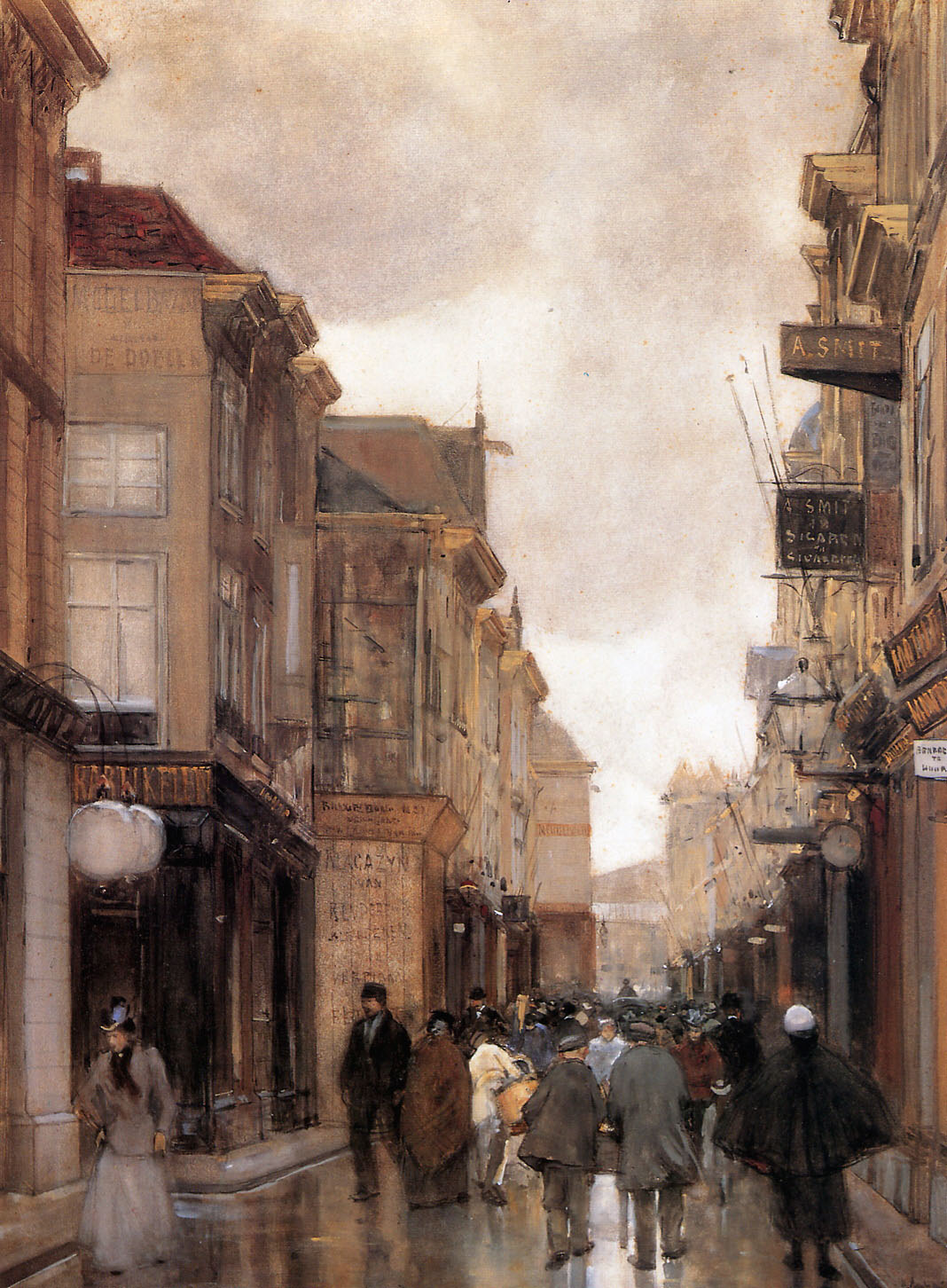 Grote Spuistraat Den Haag by Floris Arntzenius,A3(16x12")Poster