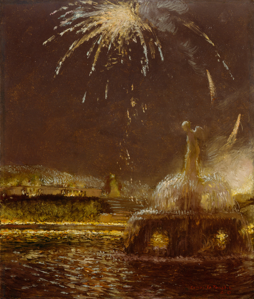 Feu d’artifice by Gaston La Touche,A3(16x12")Poster