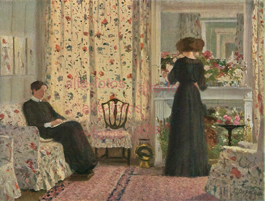 Interior of an English Country House by Ernst Oppler,A3(16x12")Poster