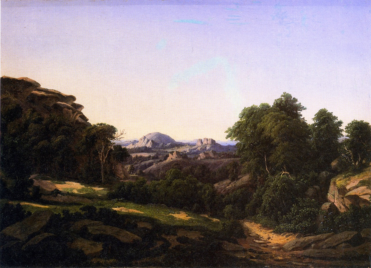 Enchanted Rock near Fredericksburg, vintage artwork by Herman Lungkwitz, A3 (16x12") Poster Print
