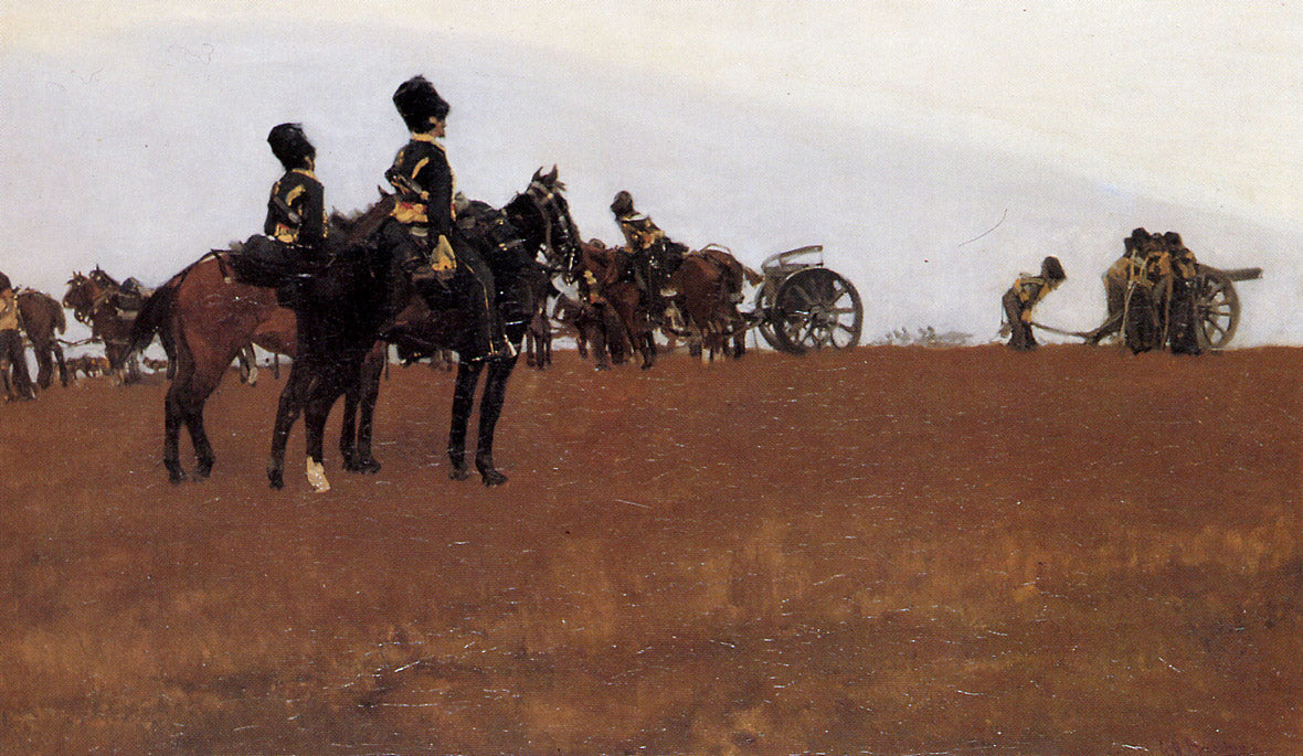 Artillery on the moor by George Hendrik Breitner,A3(16x12")Poster