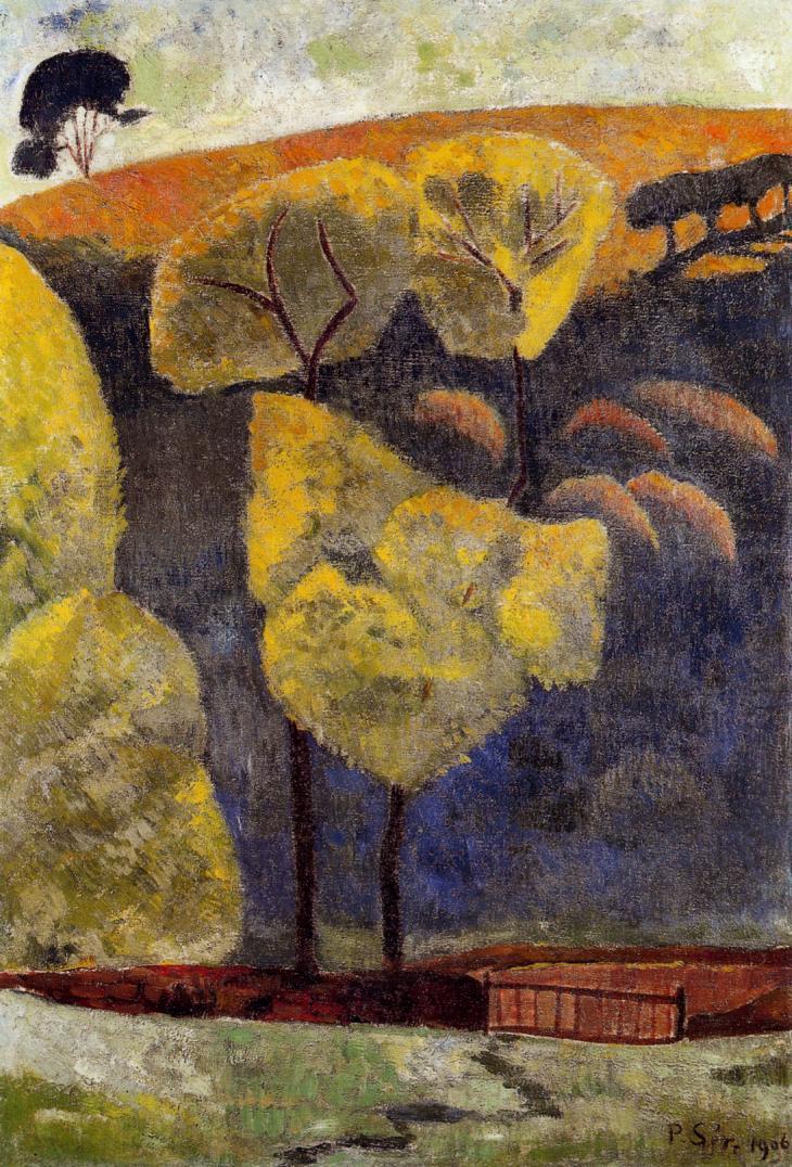 The Blue Valley by Paul Serusier,A3(16x12")Poster