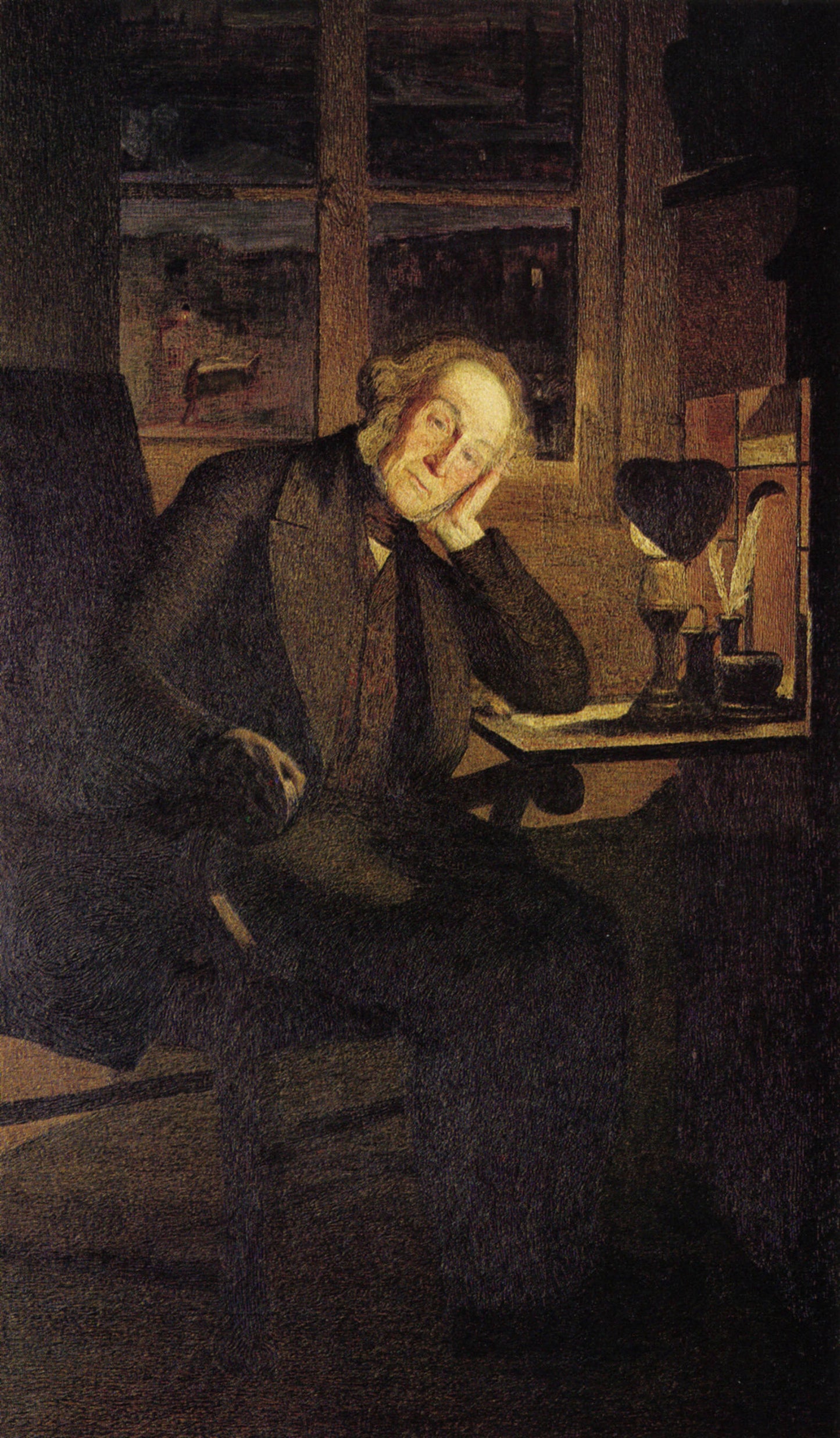 Picture of Carlo Rotta, vintage artwork by Giovanni Segantini, 12x8" (A4) Poster