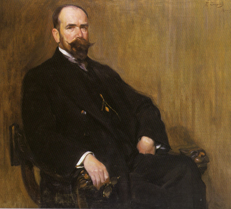 Retrrato de Jose benlliure by Jose Benlliure Gil,A3(16x12")Poster