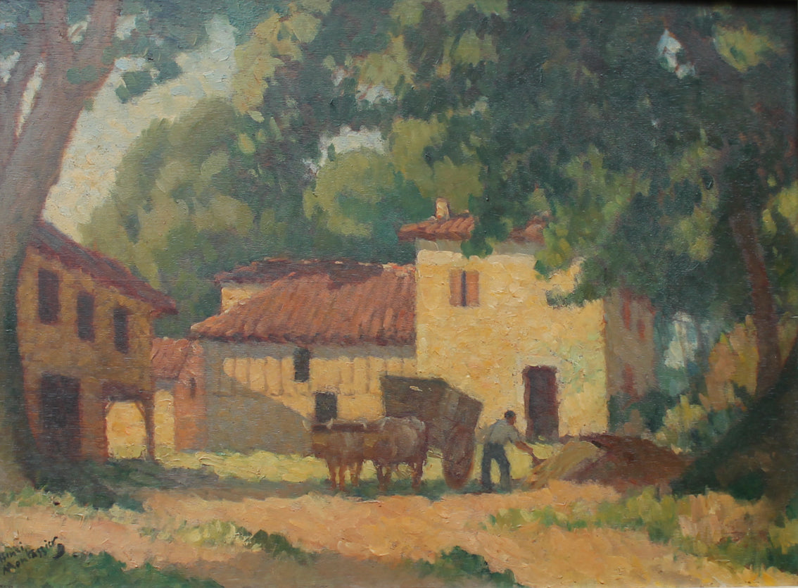 Maison dans le Gers by Henri Montassier,16x12(A3) Poster