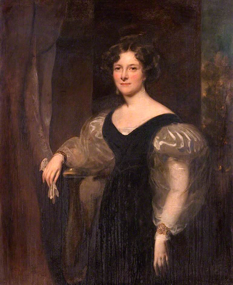 Mrs Keith of Usan House, Montrose, vintage artwork by Sir John Watson Gordon, A3 (16x12") Poster Print