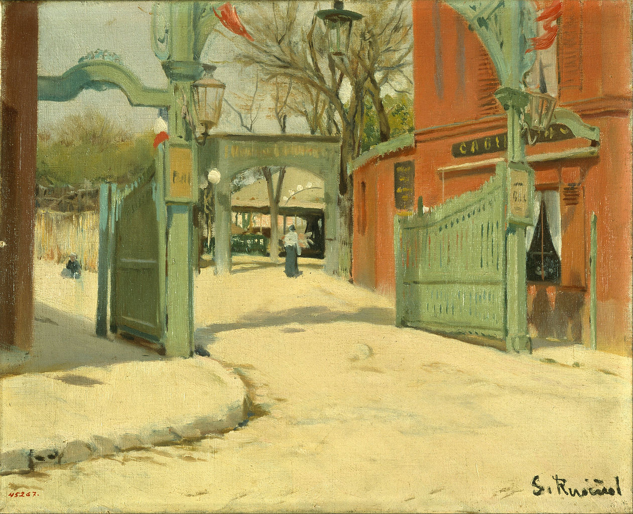 al parc del Moulin de la Galette by Santiago Rusinol Prats,A3(16x12")Poster