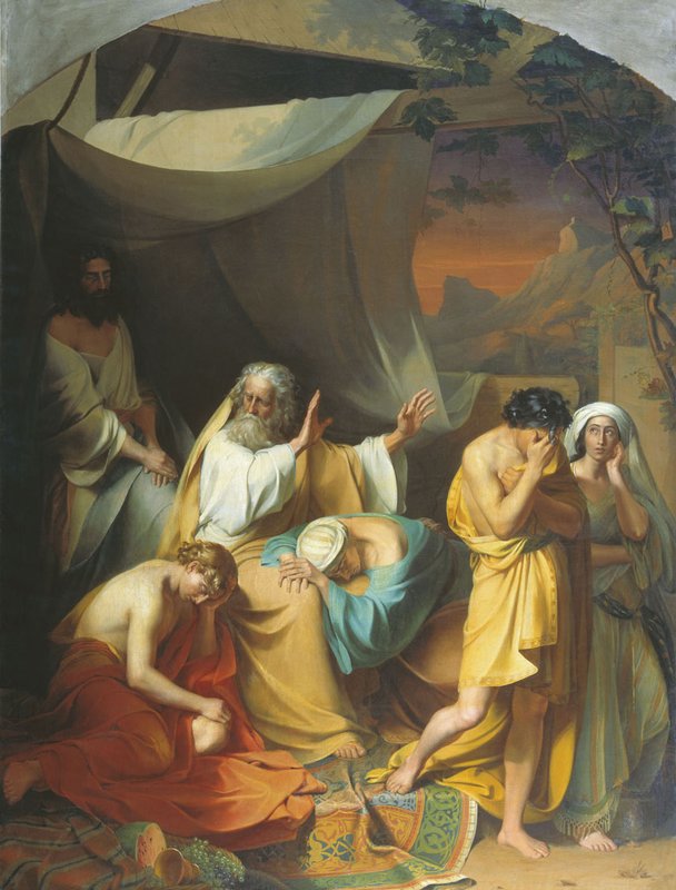 Noah Curses Ham, vintage artwork by Ivan Ksenofontov, A3 (16x12") Poster Print
