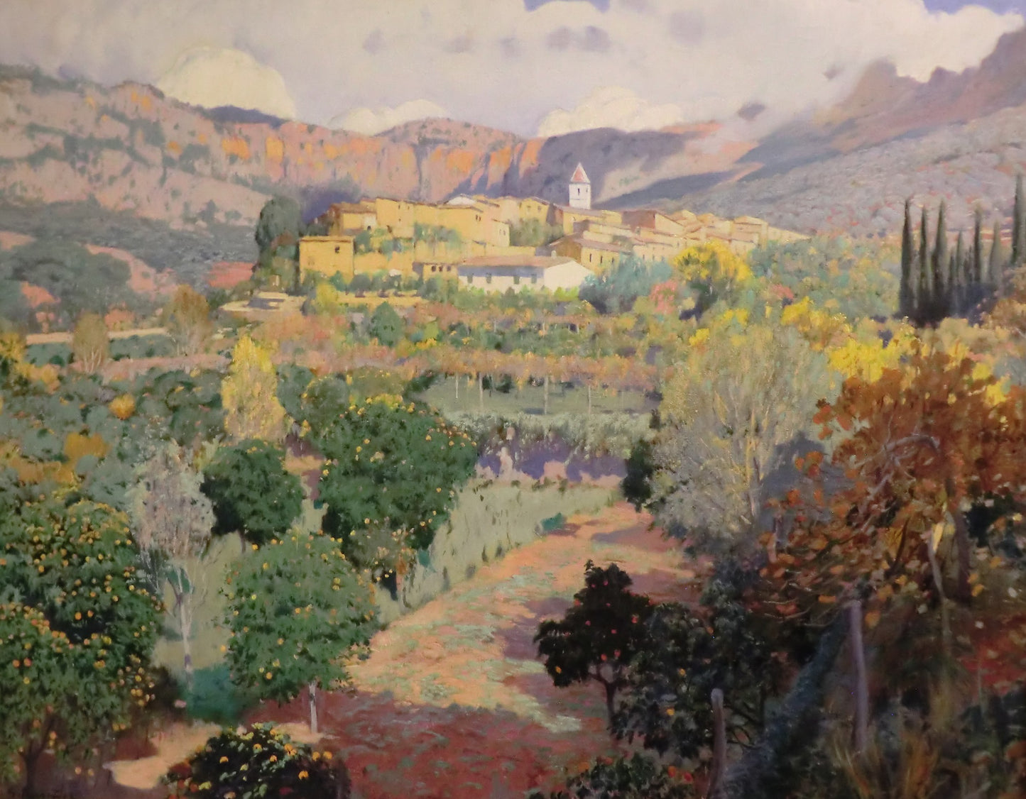 the Oranges, Biniaraix, Mallorca) by Santiago Rusinol Prats,A3(16x12")Poster