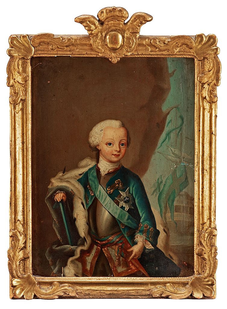 Duke Charles XIII of Sweden, vintage artwork by Ulrika Fredrica Pasch, 12x8" (A4) Poster