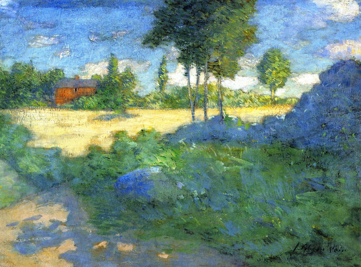 The Farmer's Lawn by Julian Alden Weir,A3(16x12")Poster