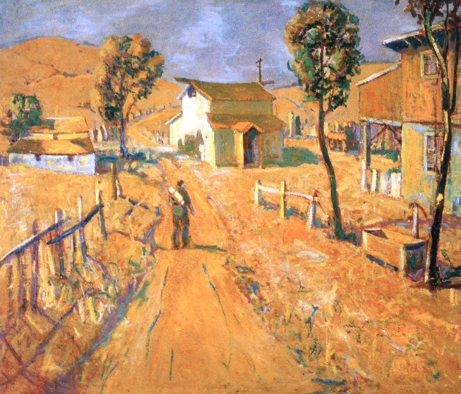 Destination Marin, vintage artwork by Selden Gile, 12x8" (A4) Poster