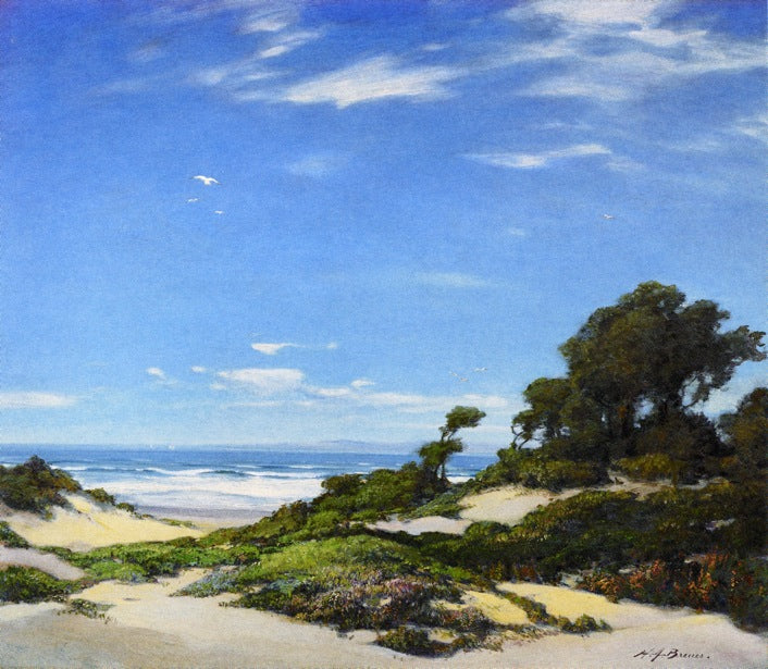 Coast of Carmel by Henry Breuer,A3(16x12")Poster