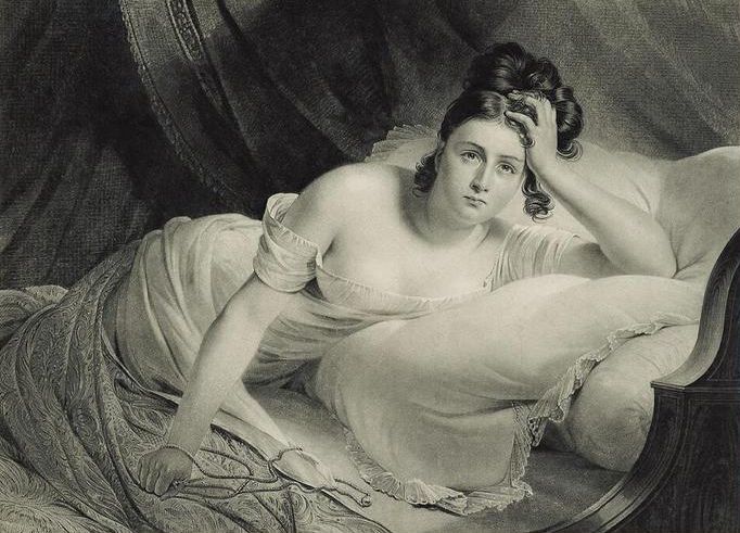 Regrets, vintage artwork by Claude Marie Paul Dubufe, A3 (16x12") Poster Print