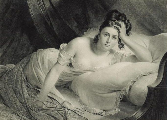 Regrets, vintage artwork by Claude Marie Paul Dubufe, A3 (16x12") Poster Print