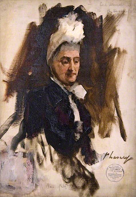 The Countess of Lindsay (sketch) by Sir John Lavery, R.A.,A3(16x12")Poster