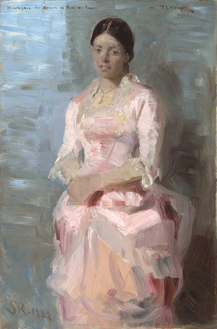 Frederikke Tuxen, vintage artwork by Peder Severin Kroyer, 12x8" (A4) Poster